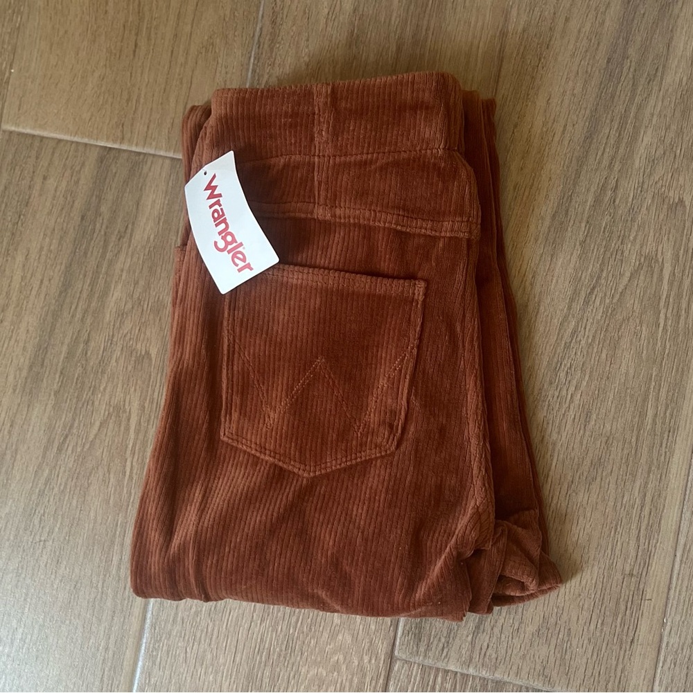 Wrangler Terracotta Corduroy Pants